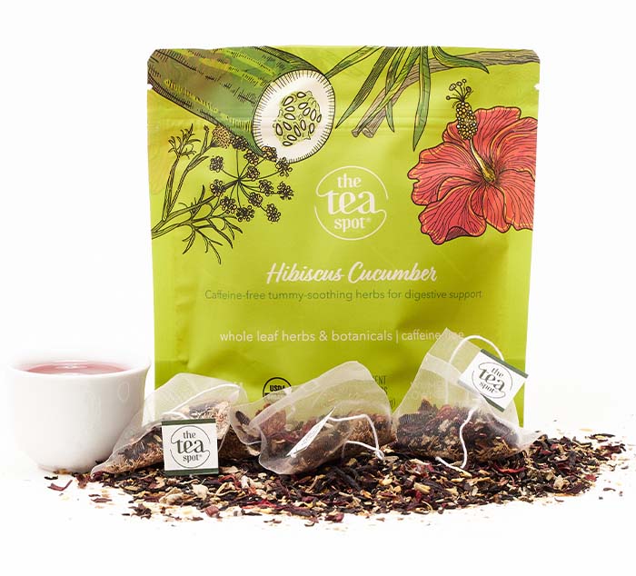 hibiscus cucumber herbal tea
