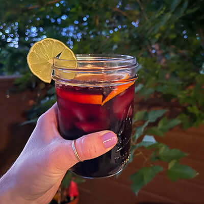 Hibiscus Tea Sangria