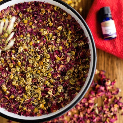 DIY herbal tea spa recipe
