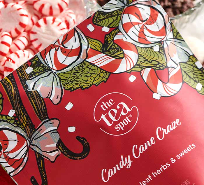 Candy Cane Craze: White Chocolate Peppermint Rooibos Herbal | Tea Spot