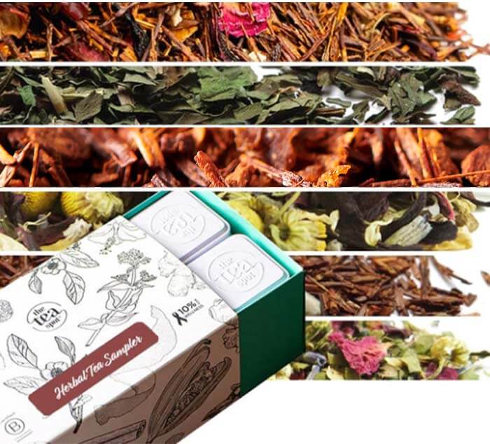 Herbal Tea Sampler Loose Leaf Herbal Teas Decaf Sampler Tea Spot