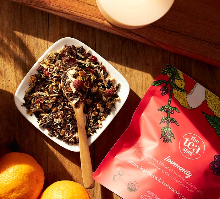Immunity Tea with Elderberries, Organic Herbal Cold Buster | Tea Spot ...