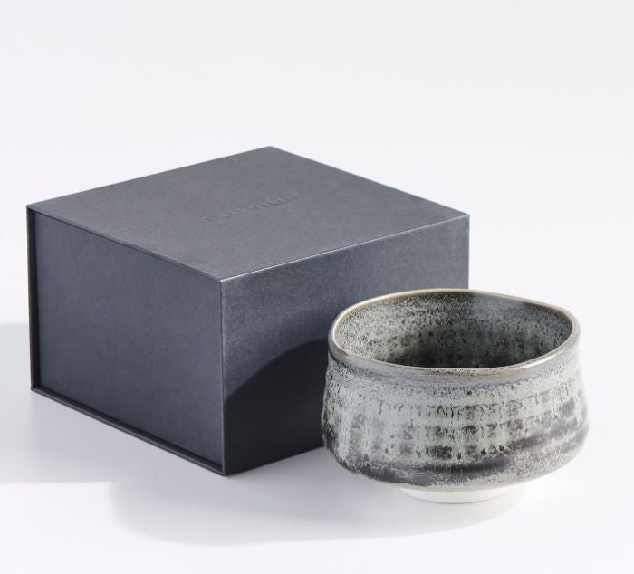Handcrafted Matcha Bowl - Rustic Stoneware Chawan | The Tea Spot