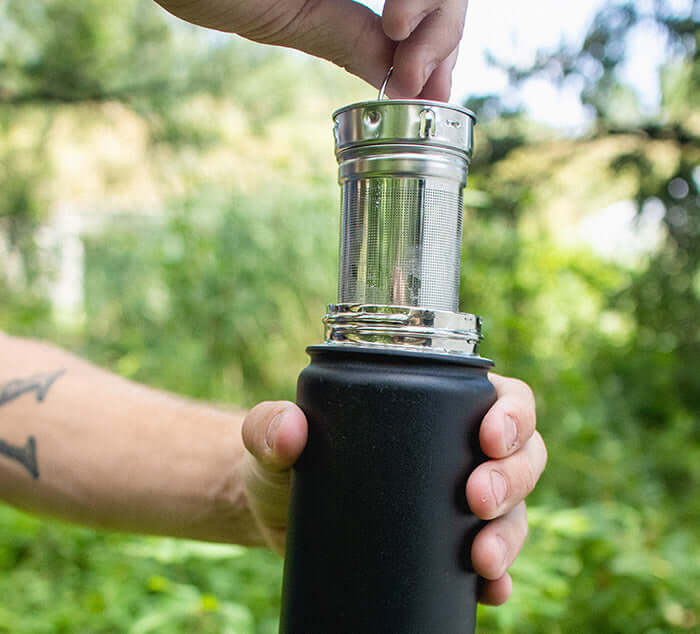 Everest Insulated Tea Tumbler Infuser, Stainless Steel Tea Spot