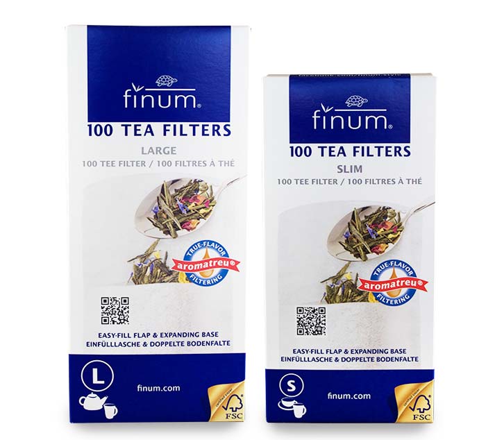 Paper Tea Filters by finum for Loose Leaf Tea Bags To Go Tea Spot