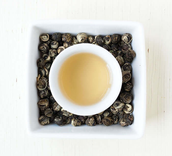 Jasmine Pearl Tea - Jasmine Green Tea Rolled into Pearls | Tea Spot ...