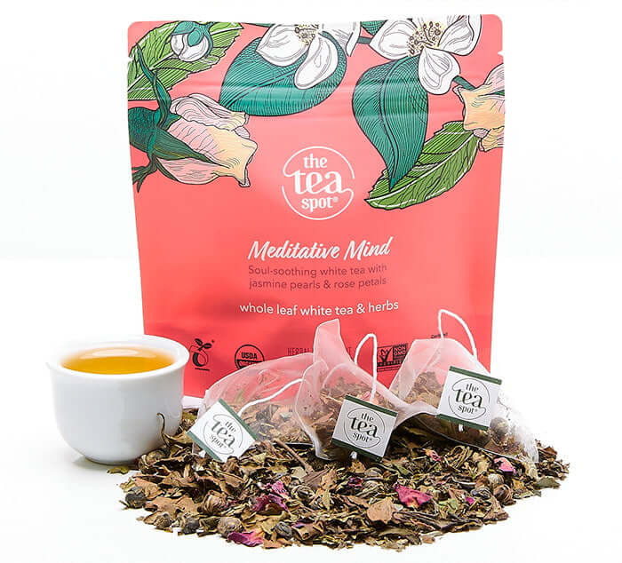 White Jasmine & Rose Tea - Loose Leaf Meditative Mind Tea | Tea Spot ...