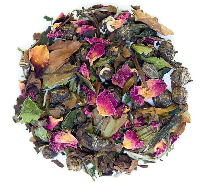 White Jasmine & Rose Tea - Loose Leaf Meditative Mind Tea | Tea Spot ...