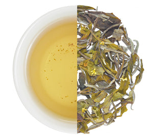 Natural Glow - Organic White Tea with Osmanthus Flowers Steeped and Loose Leaf