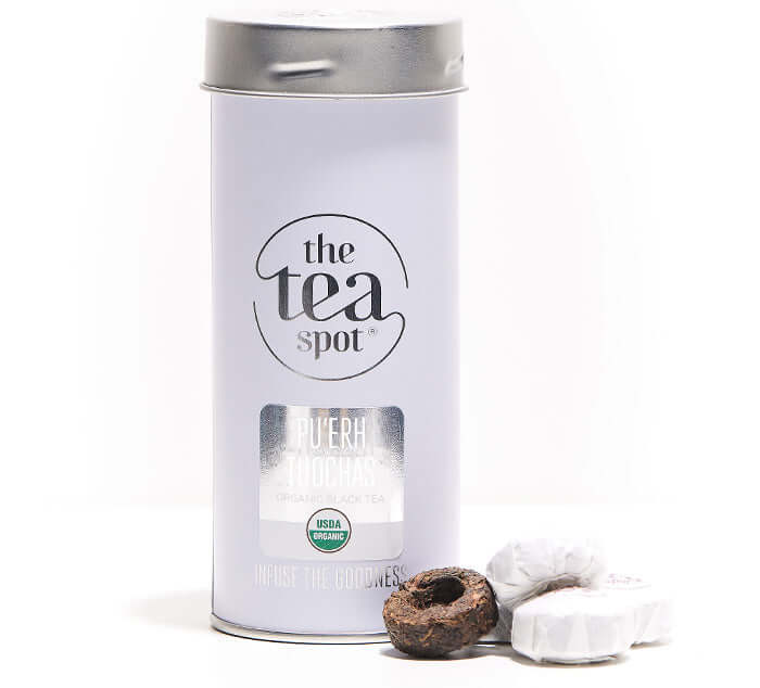  Organic Pu'erh Tuocha Loose Leaf Tin