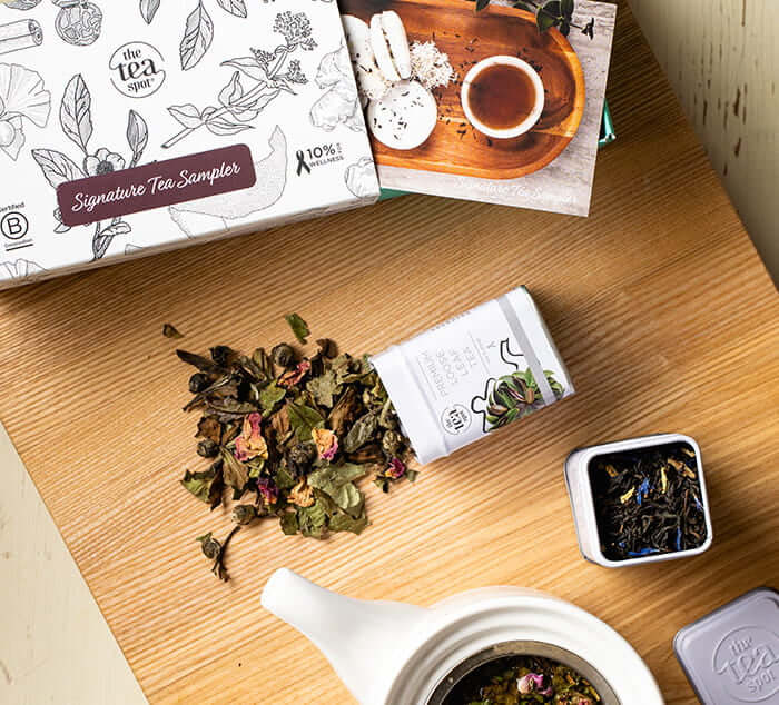 Signature Tea Sampler - Loose Leaf Flavored Teas Sampler | Tea Spot ...