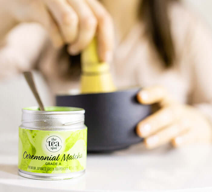Whisking Ceremonial Matcha